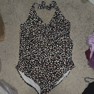 Isabel Maternity by Ingrid & Isabel  Maternity  Swim Leopard Print